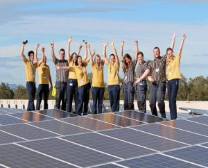 Celebrating the big swtich to solar
